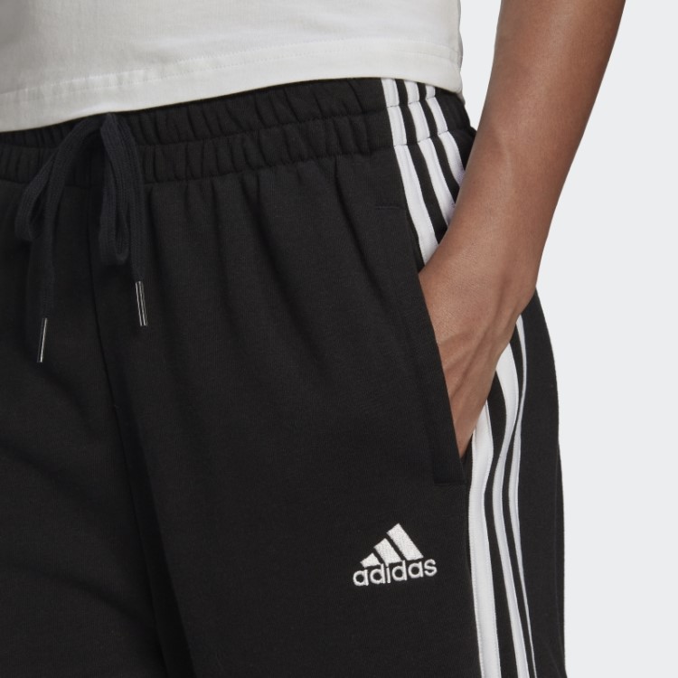 Calça Adidas Essentials Studio Lounge Com As Três Listras Preta