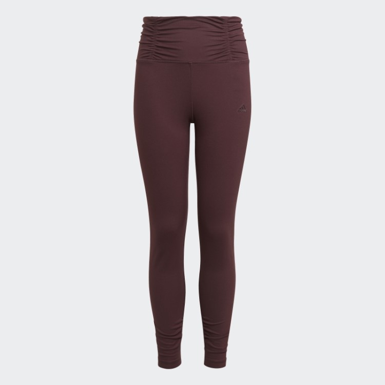 Meia-calça Aeroready Yoga 7/8 Adidas Marrom