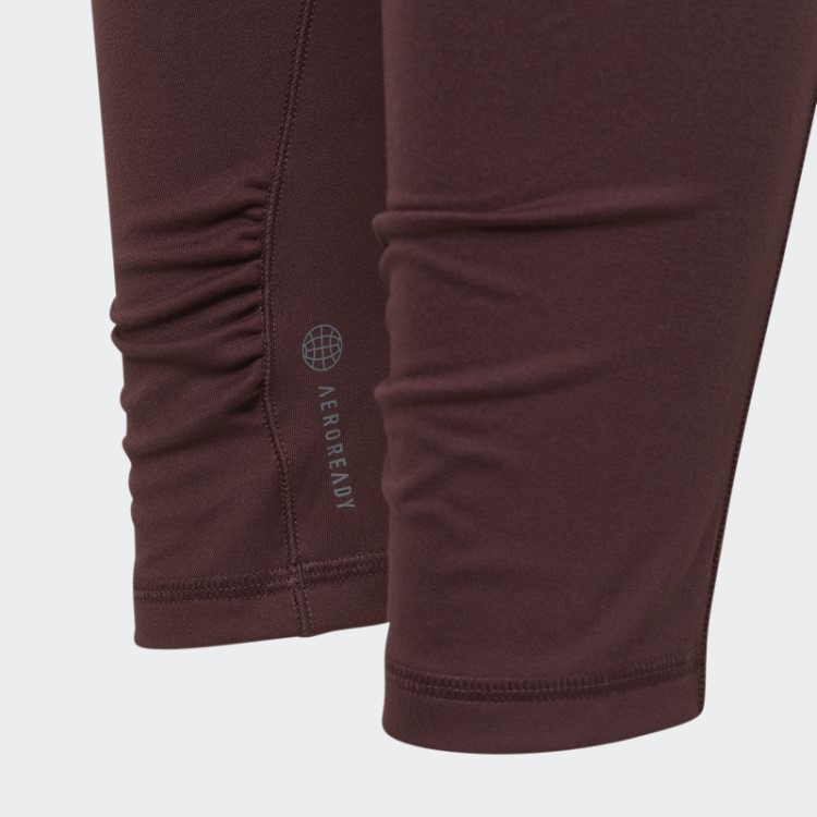 Meia-calça Aeroready Yoga 7/8 Adidas Marrom