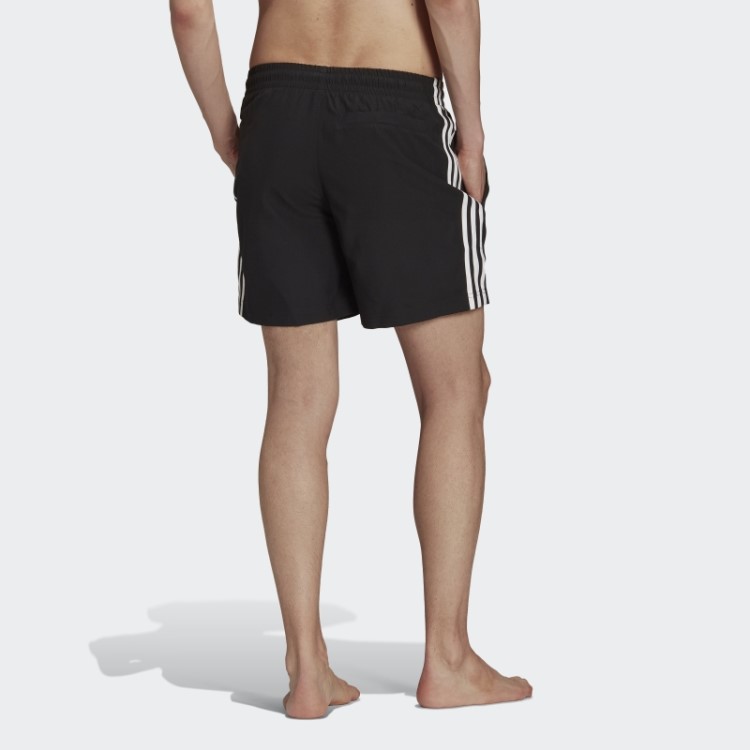 Calção De Banho Adicolor Classics Com As 3 Riscas Preto Adidas