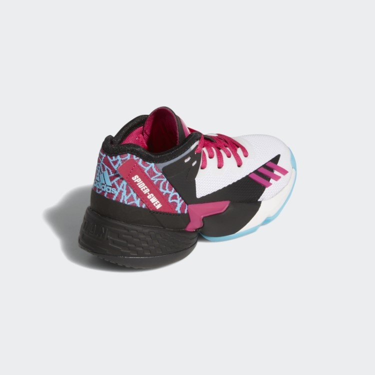 Vestir. Edição #4 Tênis De Basquete Spider Gwen Rosa Adidas
