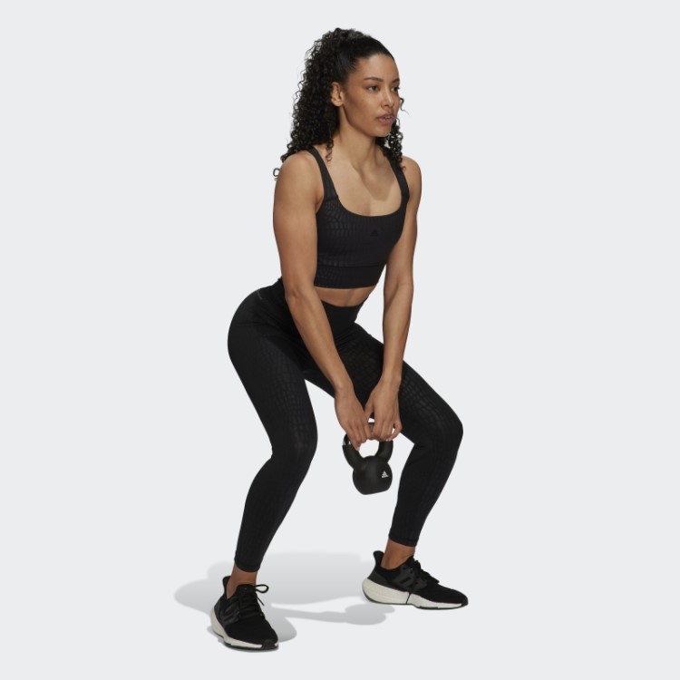Sutiã Longline Powerimpact Training Preto Adidas