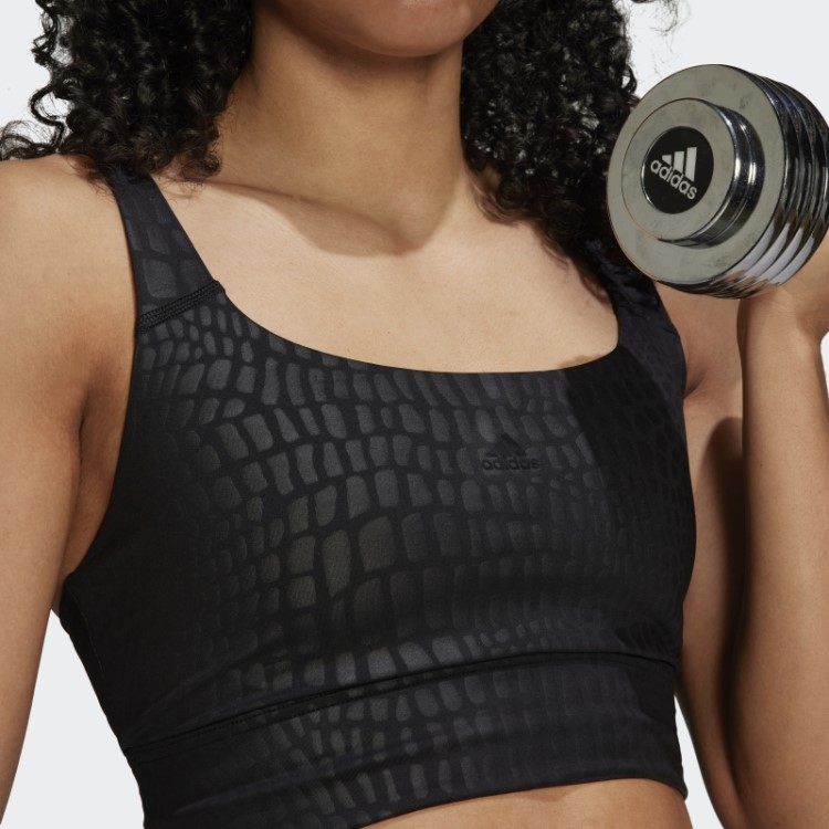 Sutiã Longline Powerimpact Training Preto Adidas
