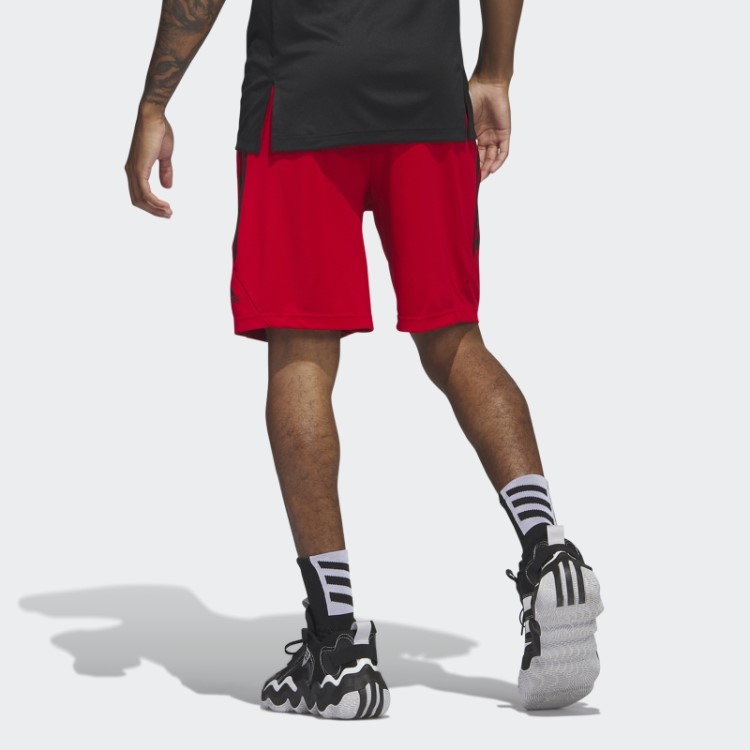 Calção De Basquete Adidas Legends 3 Listras Escarlate Quente