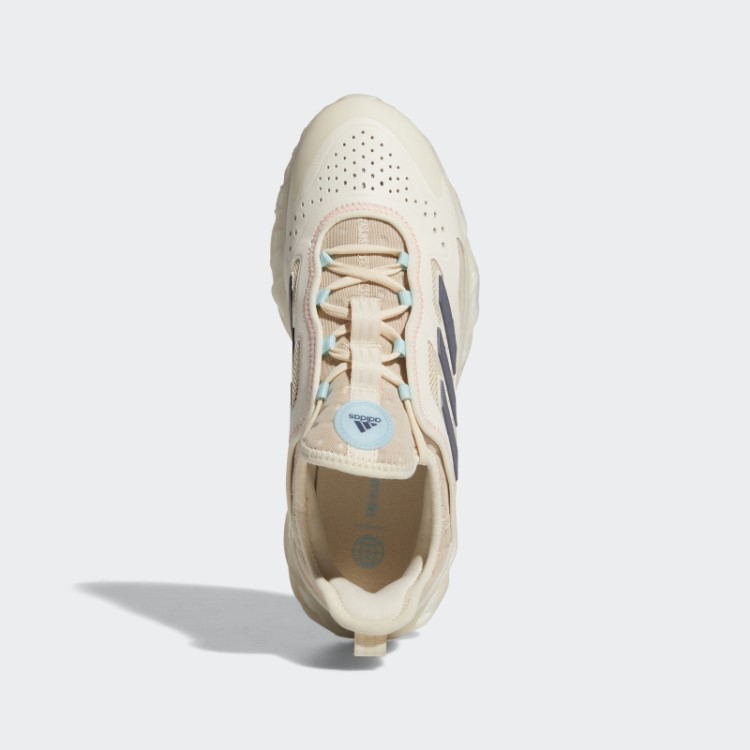 Moda Ecru Matiz Adidas Web Boost Tênis De Corrida Estilo De Vida Esportivo