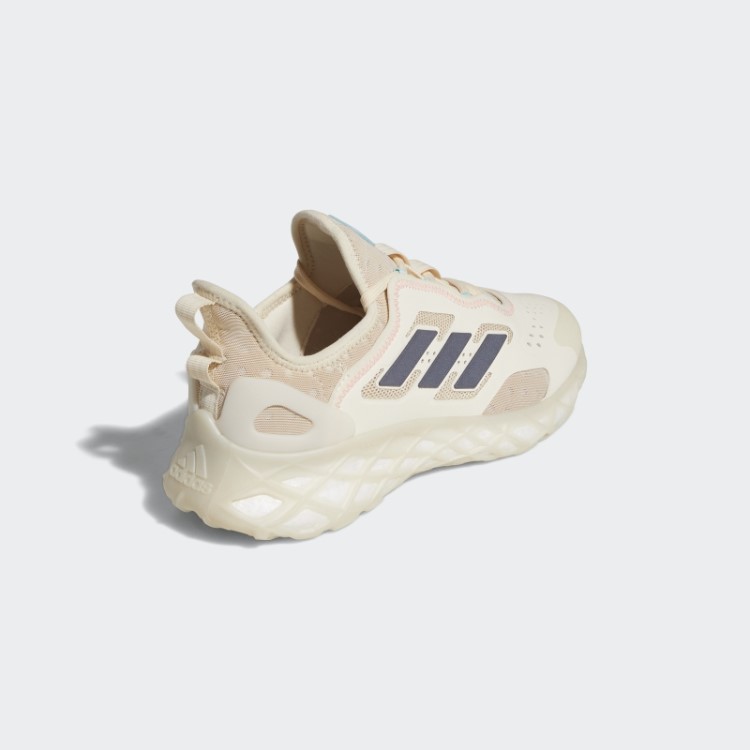 Moda Ecru Matiz Adidas Web Boost Tênis De Corrida Estilo De Vida Esportivo