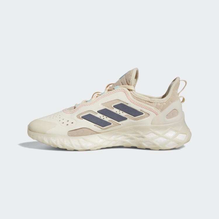 Moda Ecru Matiz Adidas Web Boost Tênis De Corrida Estilo De Vida Esportivo