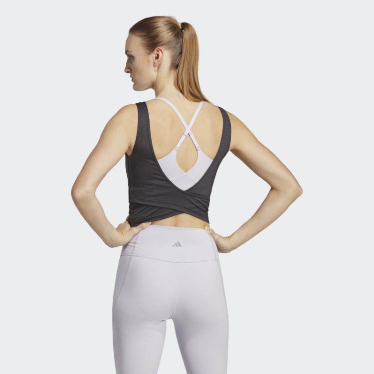 Regata Preta Adidas Yoga Studio Crop