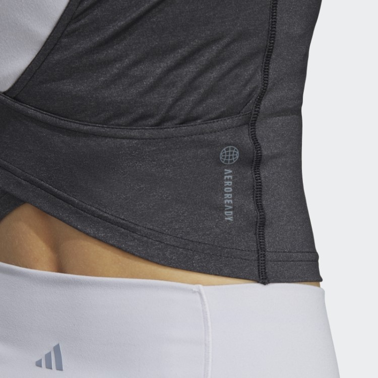 Regata Preta Adidas Yoga Studio Crop
