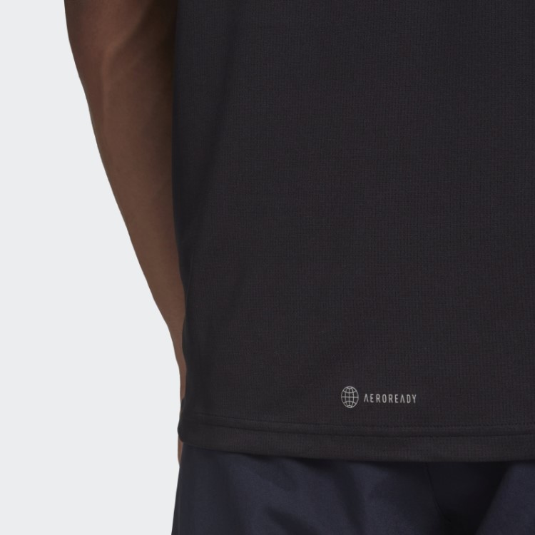 Camiseta Preta Adidas Run It