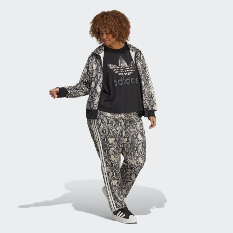 Camiseta Estampada (tamanho Grande) Preta Adidas
