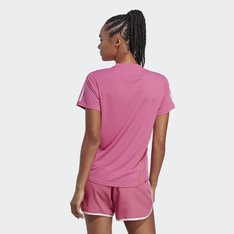 Fúcsia Possui A Camiseta Run Adidas