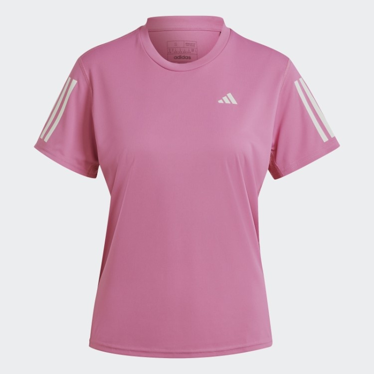 Fúcsia Possui A Camiseta Run Adidas