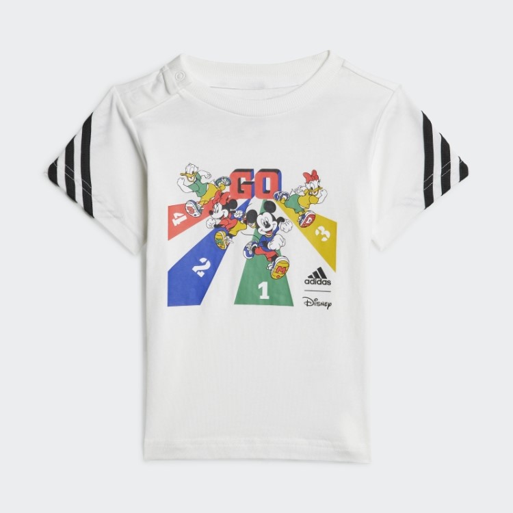 Adidas X Disney Mickey Mouse Conjunto De Presente Branco Quente