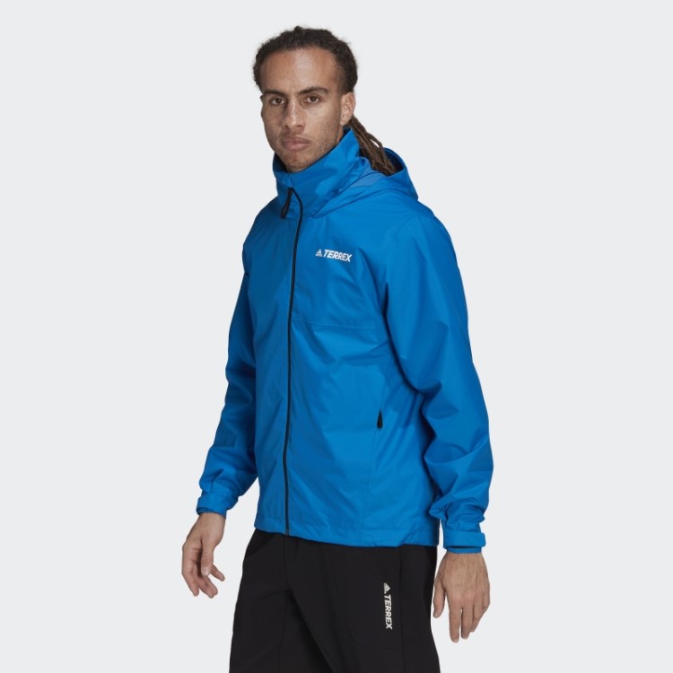 Adidas Terrex Multi Rain.rdy Jaqueta De Chuva De Duas Camadas Azul Choque