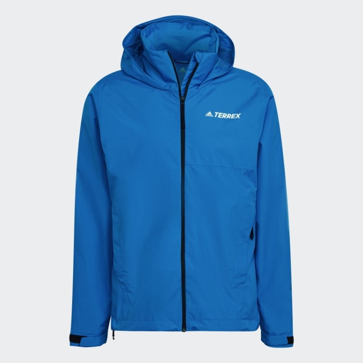 Adidas Terrex Multi Rain.rdy Jaqueta De Chuva De Duas Camadas Azul Choque