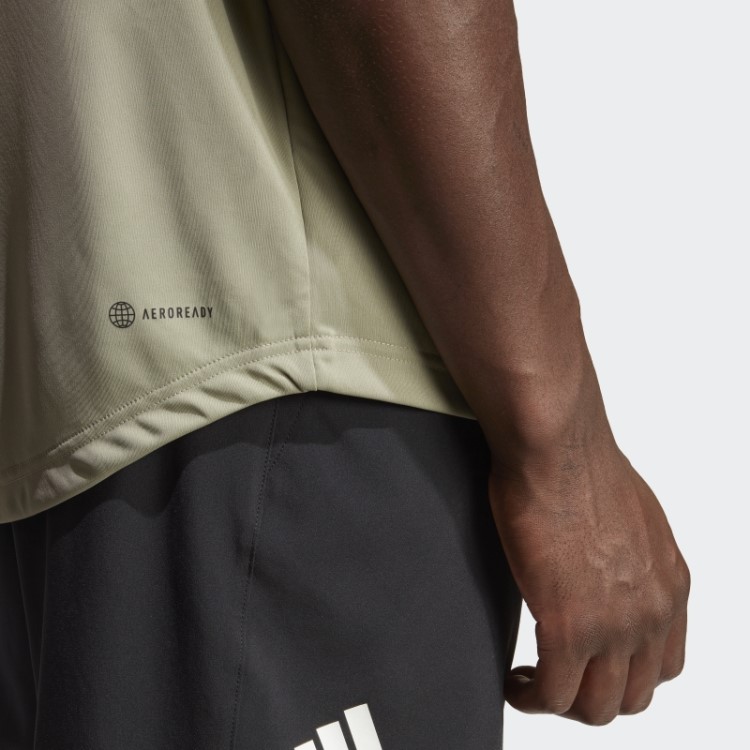 Camiseta De Tênis Com As Três Listras Adidas Club Silver Pebble