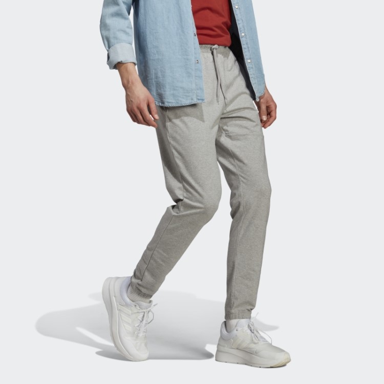 Emblema Afunilado De Camisa única Essencial Da Calça Esportiva Adidas Cinza Médio