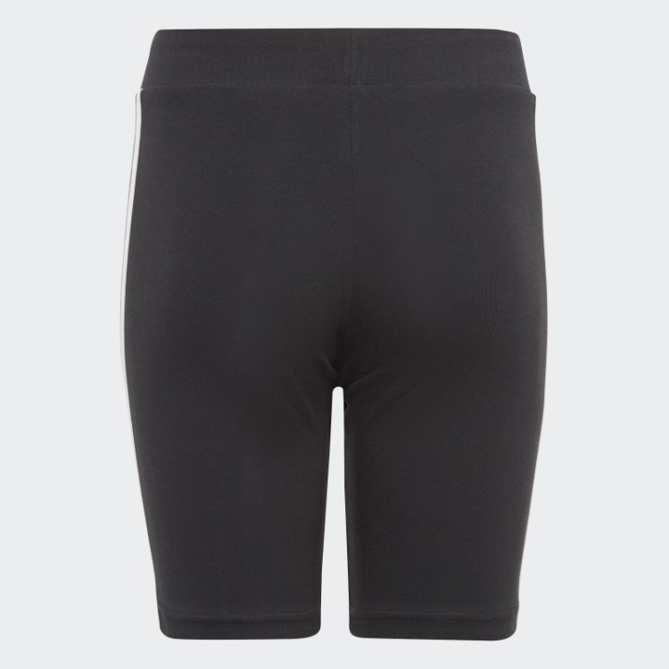 Meia-calça Preta De Ciclismo Com As Três Listras Adidas Essentials