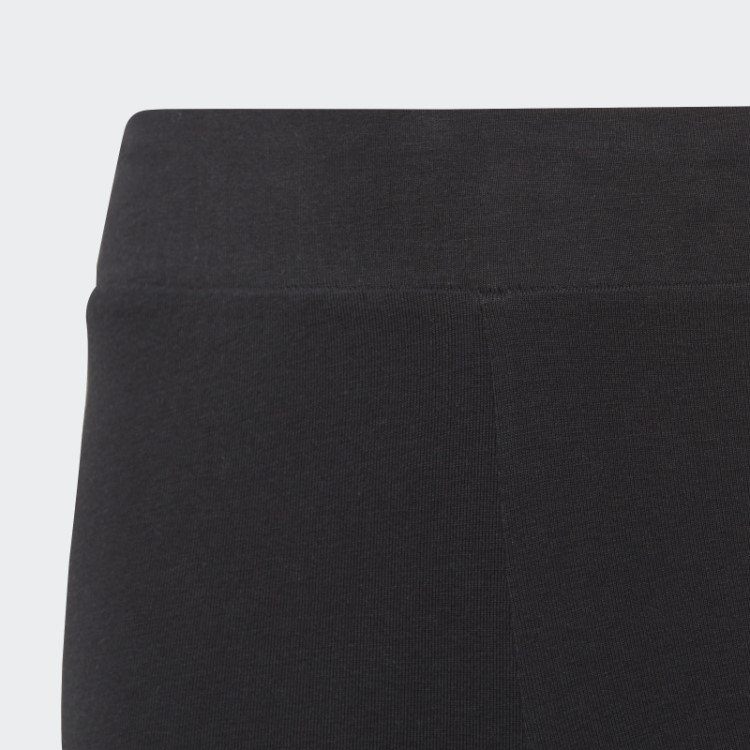Meia-calça Preta De Ciclismo Com As Três Listras Adidas Essentials