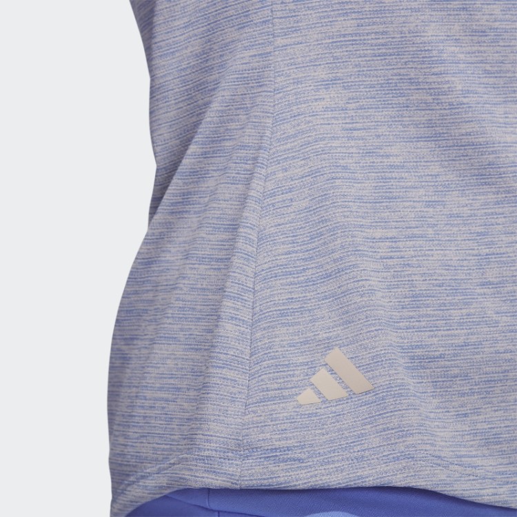 Essentials Camisa Polo De Golfe Sem Mangas Com Decote Falso E Azul Adidas