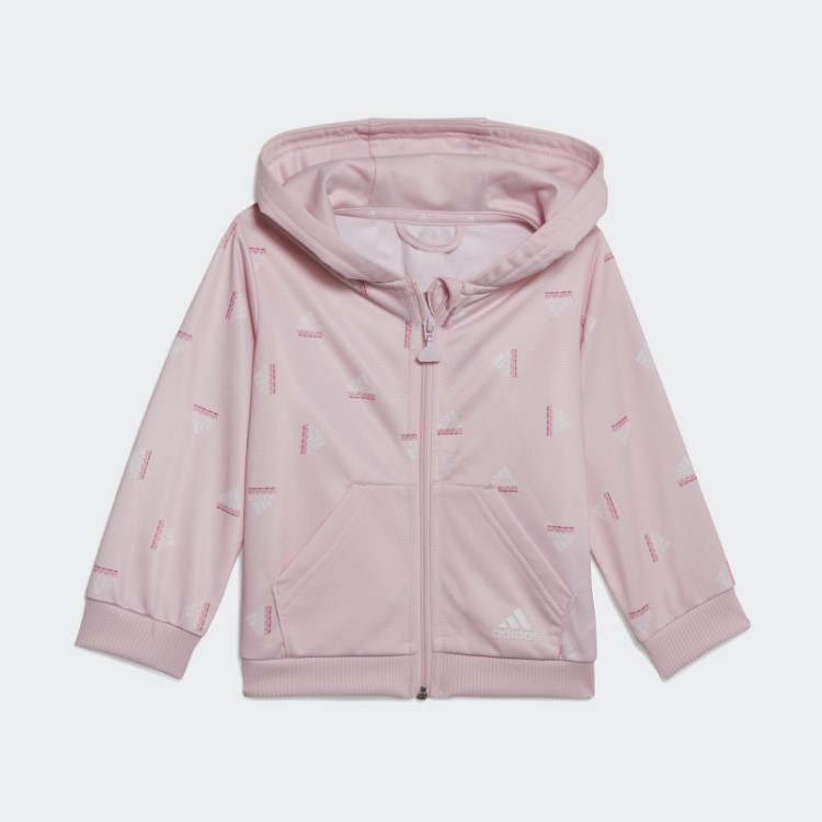 Brandlove Agasalho De Poliéster Brilhante Adidas Rosa