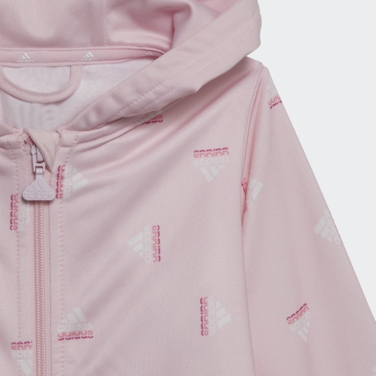 Brandlove Agasalho De Poliéster Brilhante Adidas Rosa