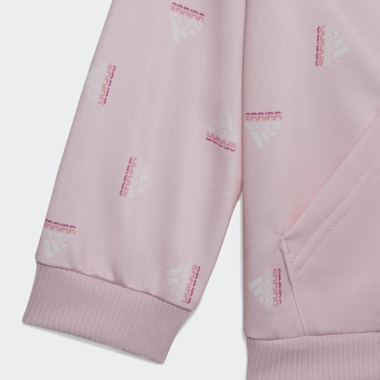 Brandlove Agasalho De Poliéster Brilhante Adidas Rosa