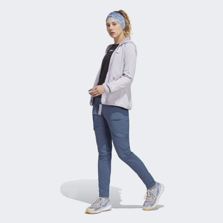 Jaqueta De Caminhada Com Capuz Silver Dawn Terrex Tech Flooce Light Adidas