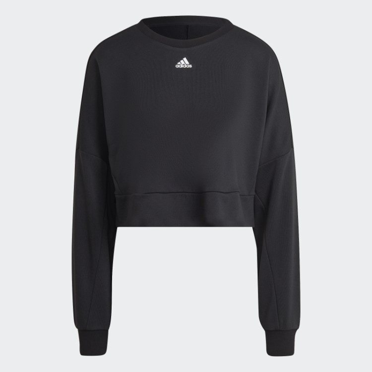 Aeroready Studio Moletom Solto Preto Adidas