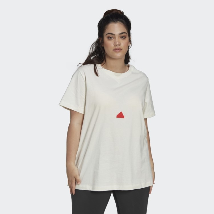 Camiseta Branca Adidas (tamanho Grande)
