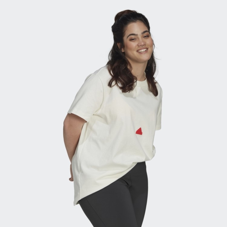 Camiseta Branca Adidas (tamanho Grande)