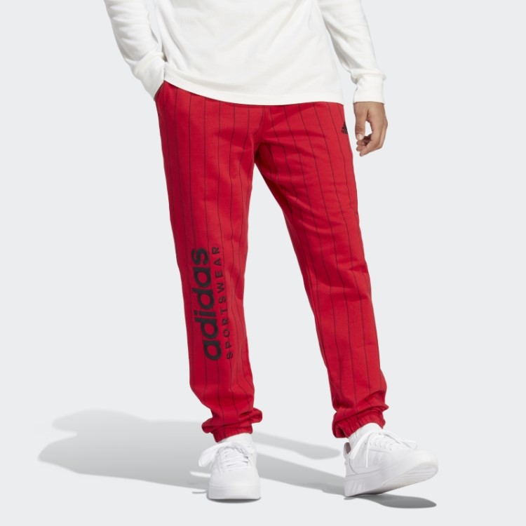 Joggers De Lã Risca De Giz Adidas Escarlate