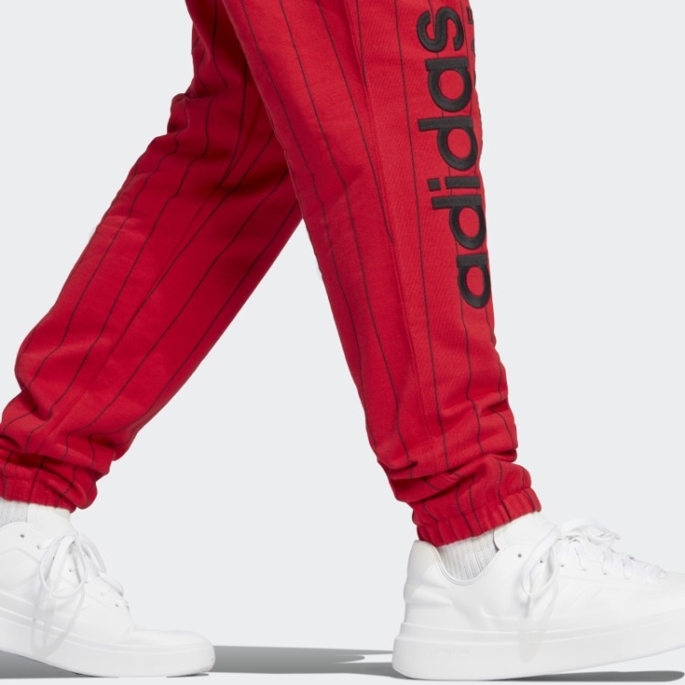 Joggers De Lã Risca De Giz Adidas Escarlate