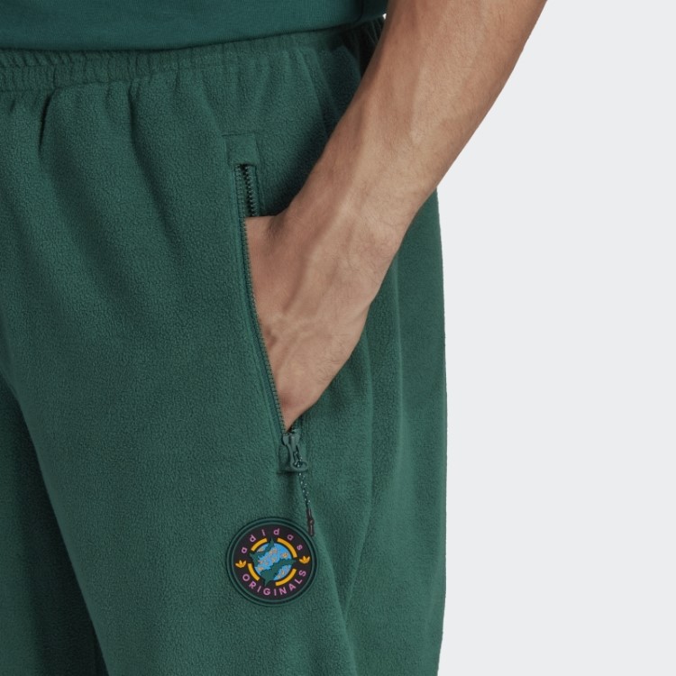 Calça De Lã Polar Adidas Verde Wander Hour