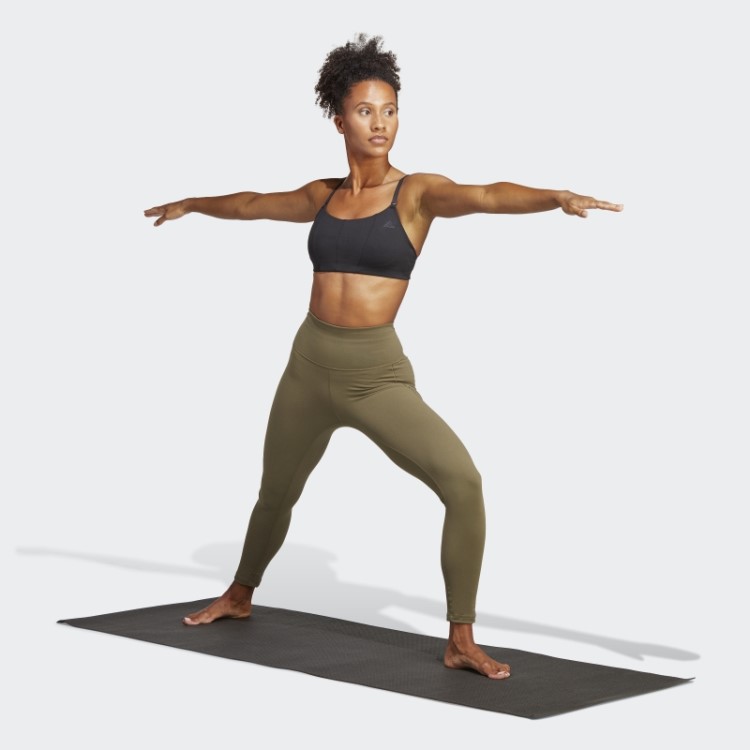 Legging Adidas Yoga Studio 7/8 Verde Oliva