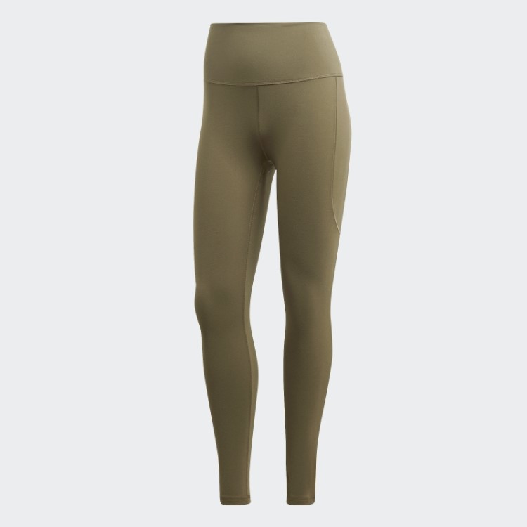 Legging Adidas Yoga Studio 7/8 Verde Oliva