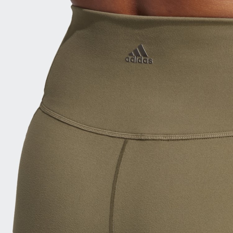 Legging Adidas Yoga Studio 7/8 Verde Oliva