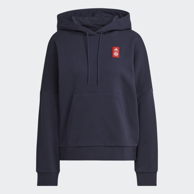 Moletom Adidas Navy Fc Bayern Dna Com Capuz