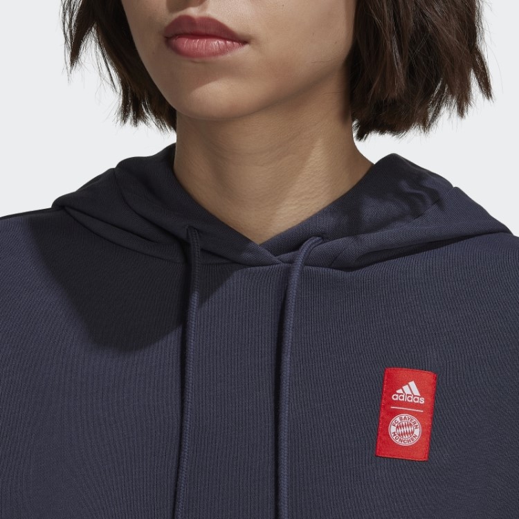 Moletom Adidas Navy Fc Bayern Dna Com Capuz