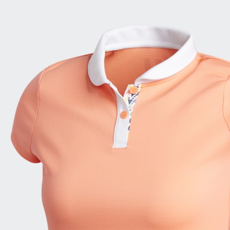 Camisa Polo Heat.rdy Coral Adidas