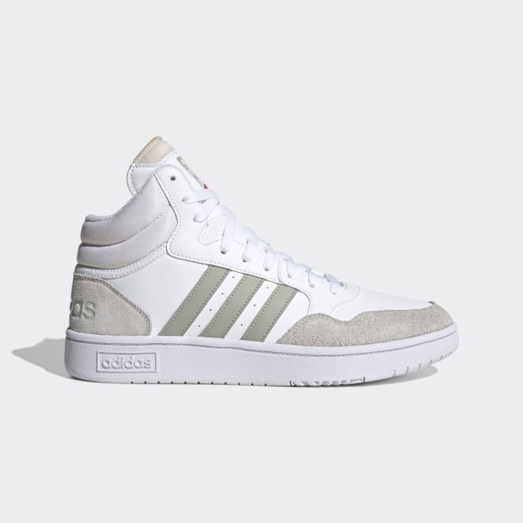 Aros Brancos 3.0 Estilo De Vida Médio Basquete Clássico Sapatos Vintage Adidas