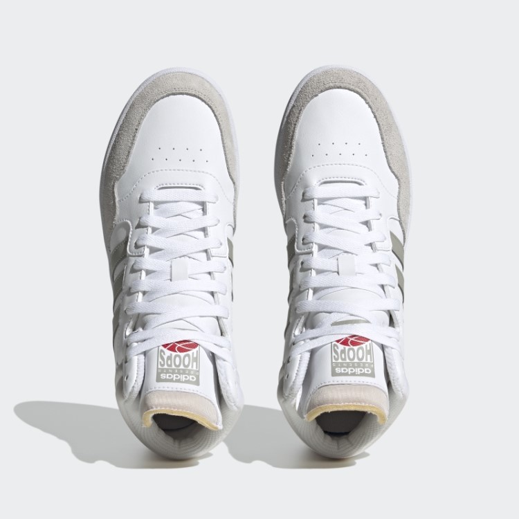 Aros Brancos 3.0 Estilo De Vida Médio Basquete Clássico Sapatos Vintage Adidas