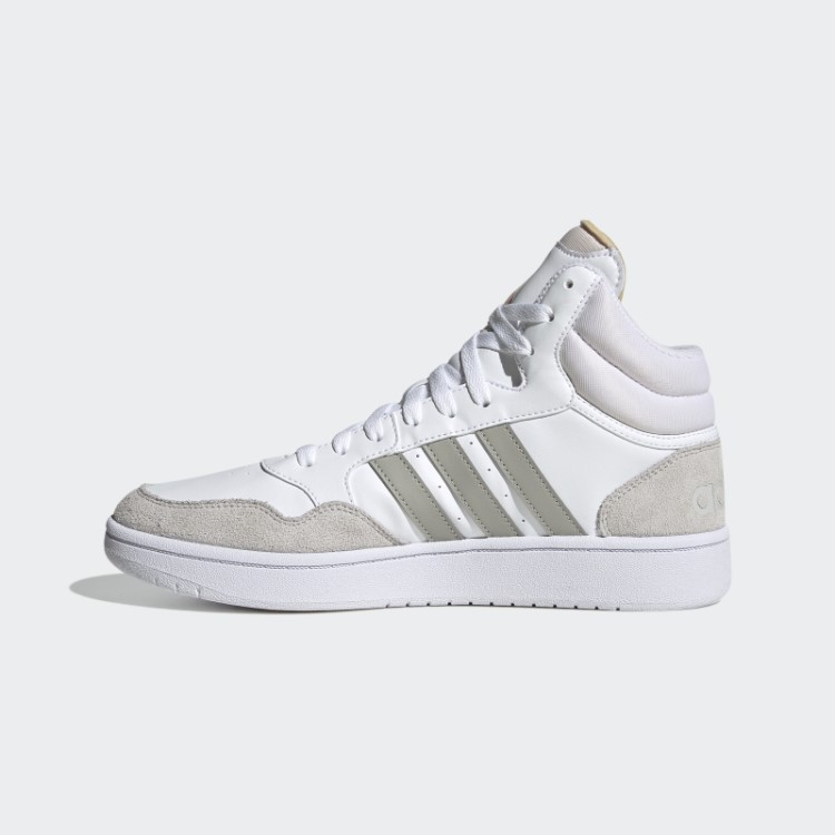 Aros Brancos 3.0 Estilo De Vida Médio Basquete Clássico Sapatos Vintage Adidas