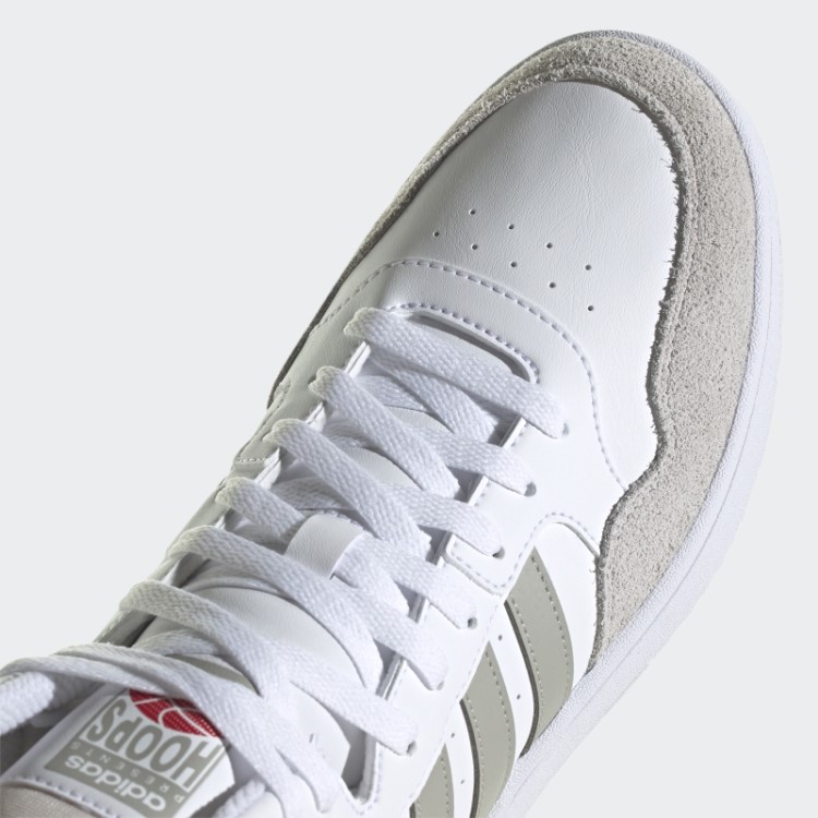 Aros Brancos 3.0 Estilo De Vida Médio Basquete Clássico Sapatos Vintage Adidas