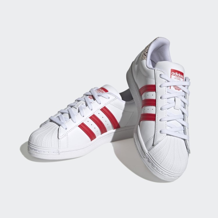 Sapatos Adidas Superstar Escarlate