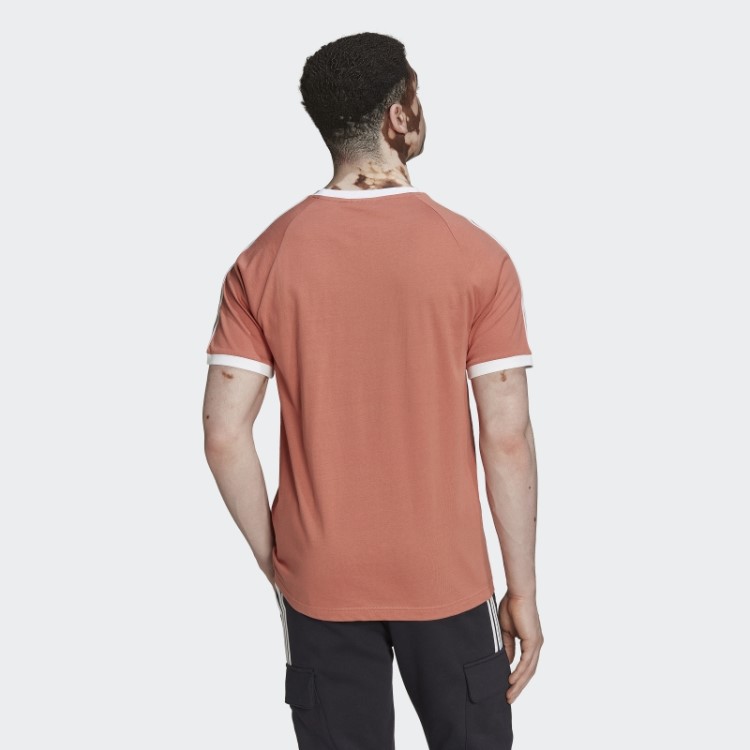 T-shirt Adidas Adicolor Classics Com As 3 Riscas Terra