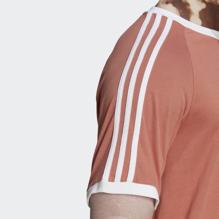 T-shirt Adidas Adicolor Classics Com As 3 Riscas Terra