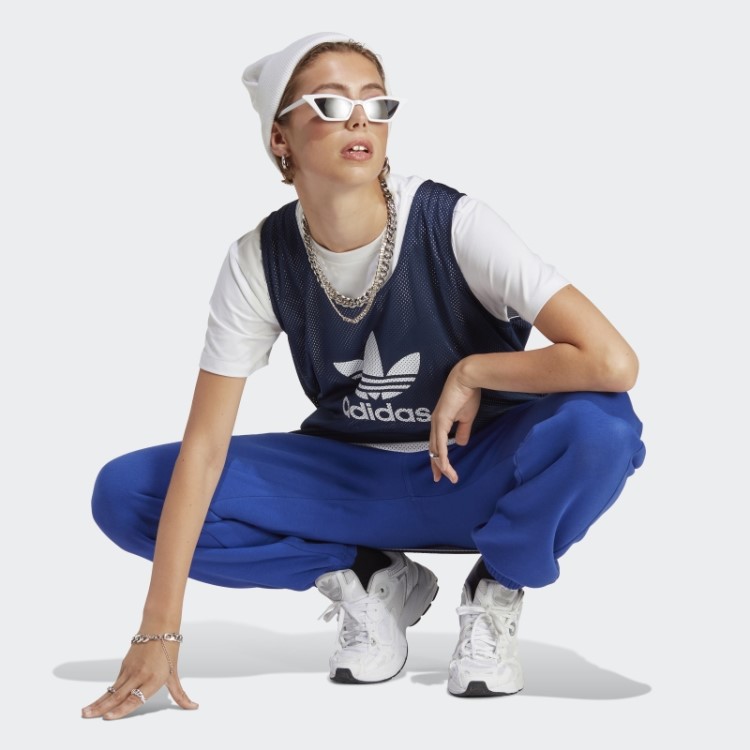 Joggers De Lã Essenciais Azul Adidas Fashion