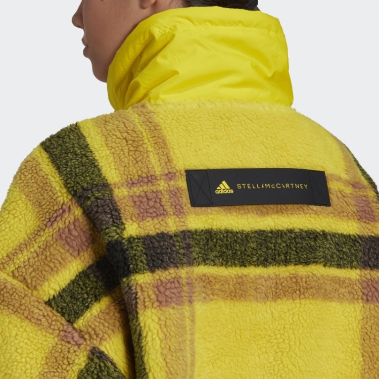 Jaqueta Jacquard Jacquard De Jacquard De Jacquard De Lã Amarela Hot Adidas By Stella McCartney